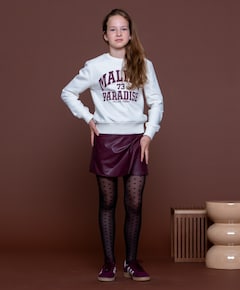 Meisjes broekrok bordeaux