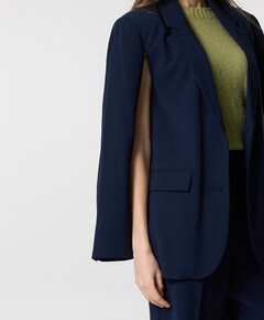 Dames blazer blauw