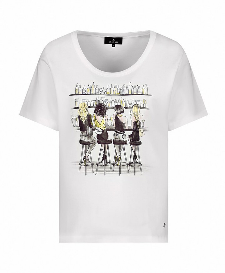 Dames T-shirt ecru