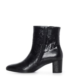 dames enkellaarzen zwart