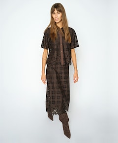 Dames rok bruin