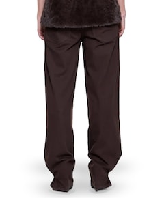 Balloon + snaps dames jeans bruin