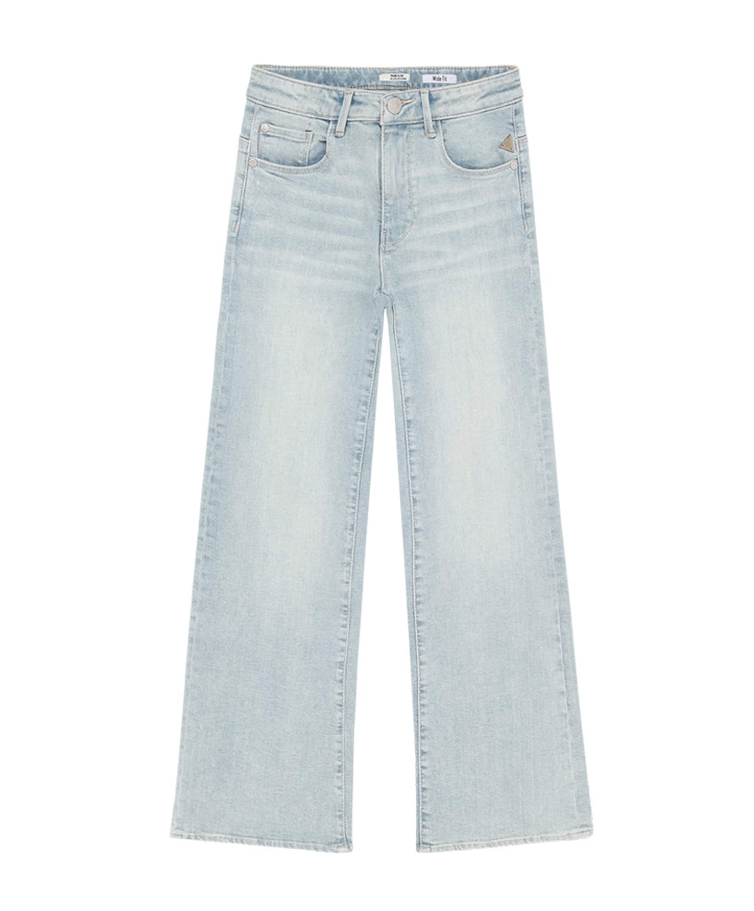 Wide Fit Light Denim meisjes jeans blauw