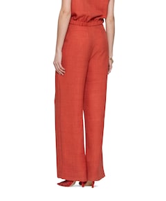 With strap dames broek brique