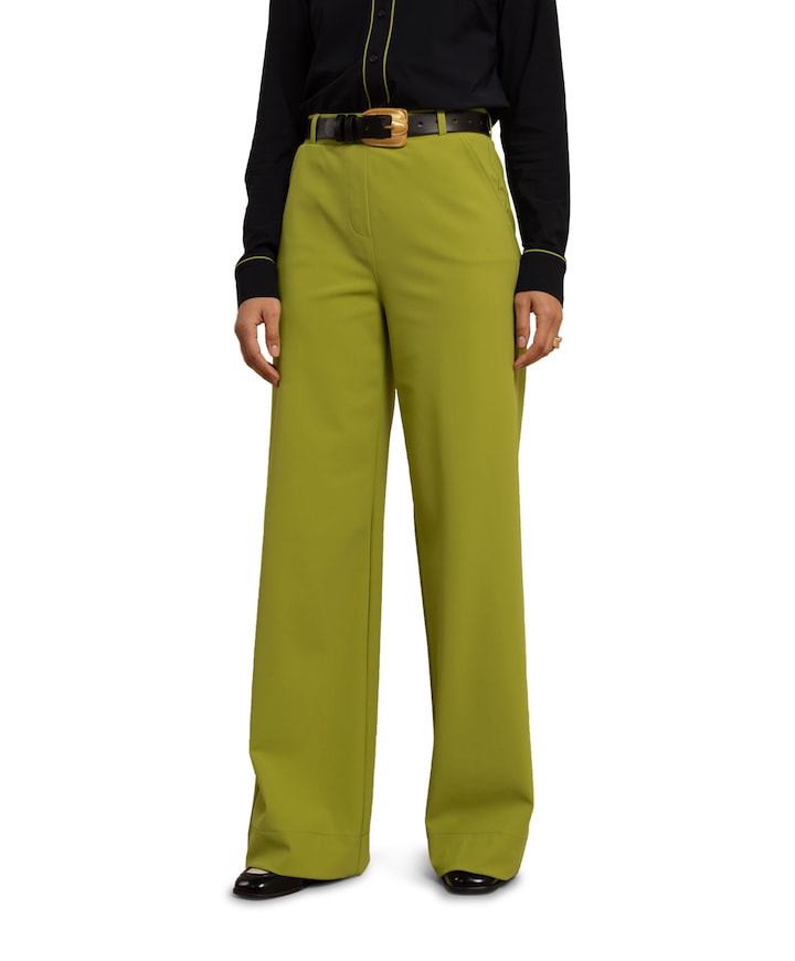 Lexie bonded dames broek groen