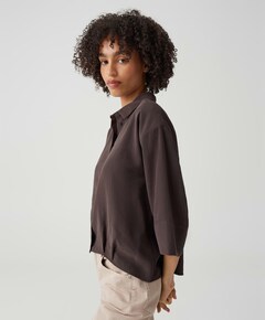 Dames blouse bruin