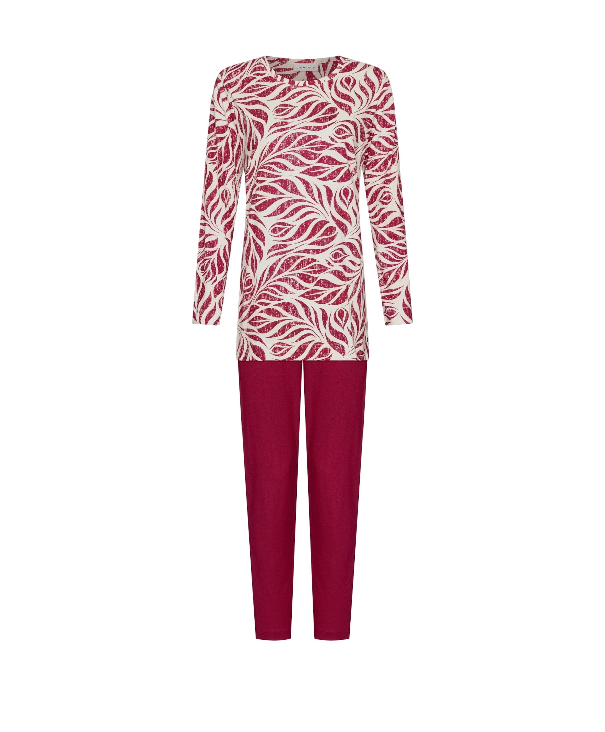 Dames pyjamaset rood