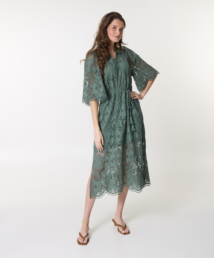 Dames jurk groen