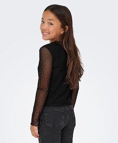 Meisjes longsleeve zwart