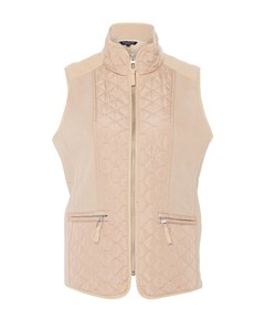 Dames gilet beige