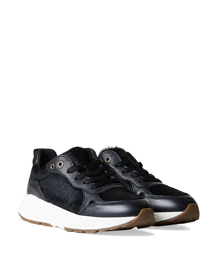 Chain dames sneakers zwart
