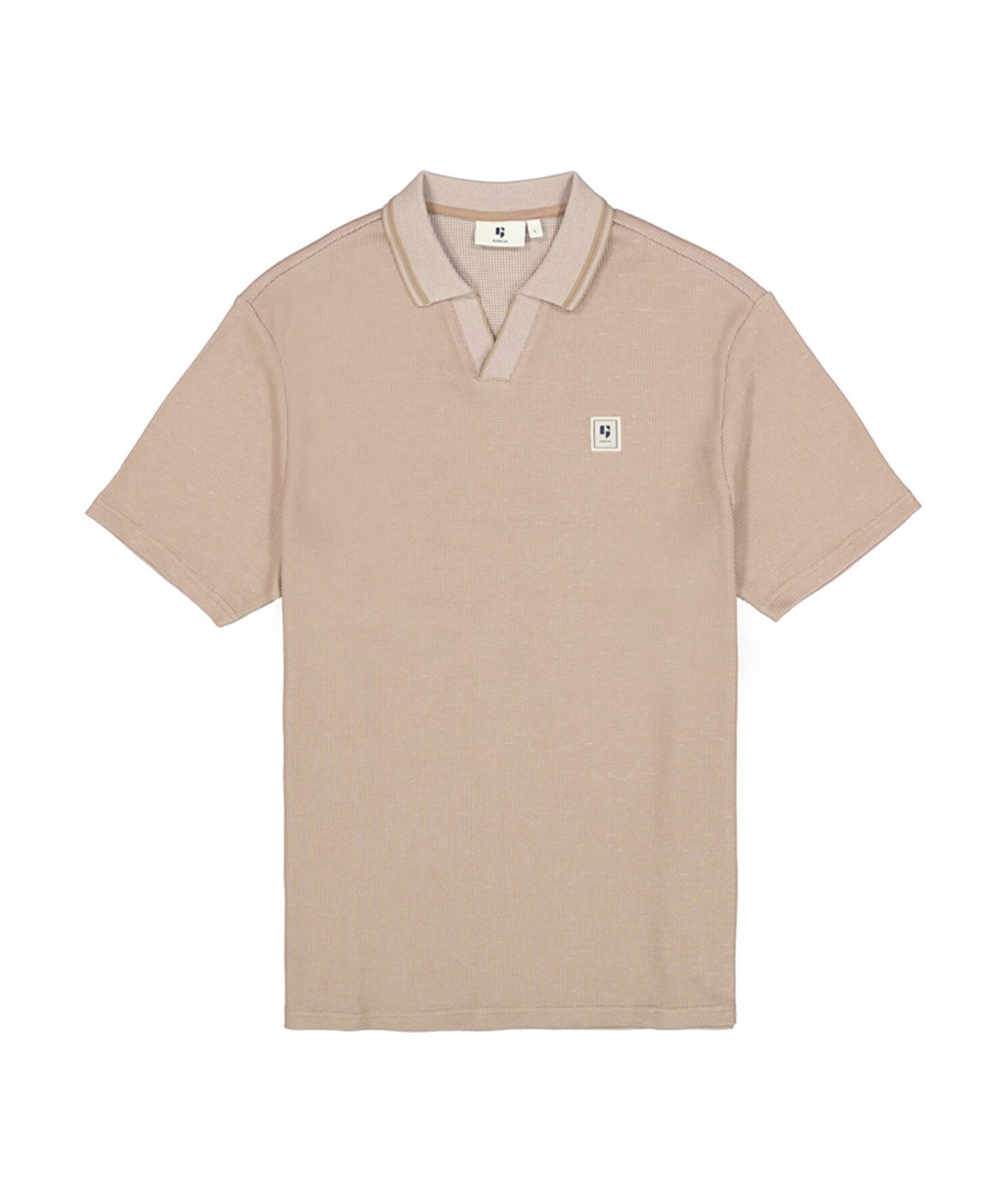 Heren polo beige