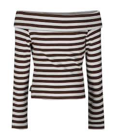 Meisjes longsleeve bruin
