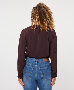 Dames blouse bruin