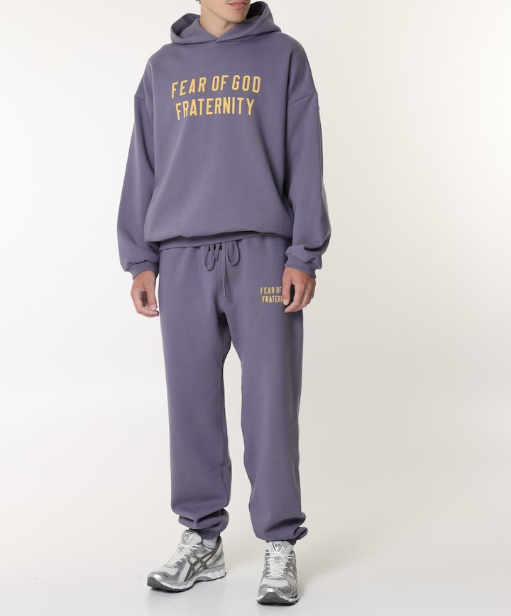 Heren hoodie paars