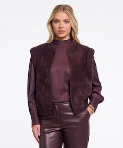 Dames gilet bordeaux