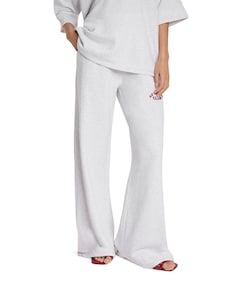 WIDE LEG SWEAT PANTS dames broek grijs