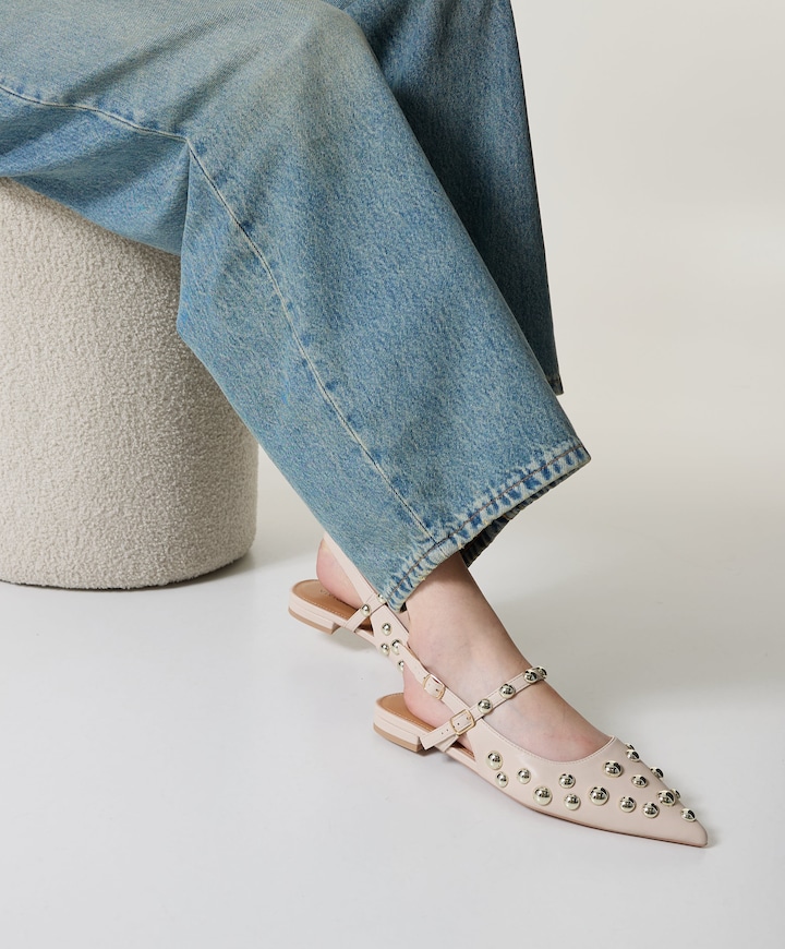 Ziloe dames slingbacks beige