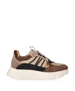 dames sneakers bruin