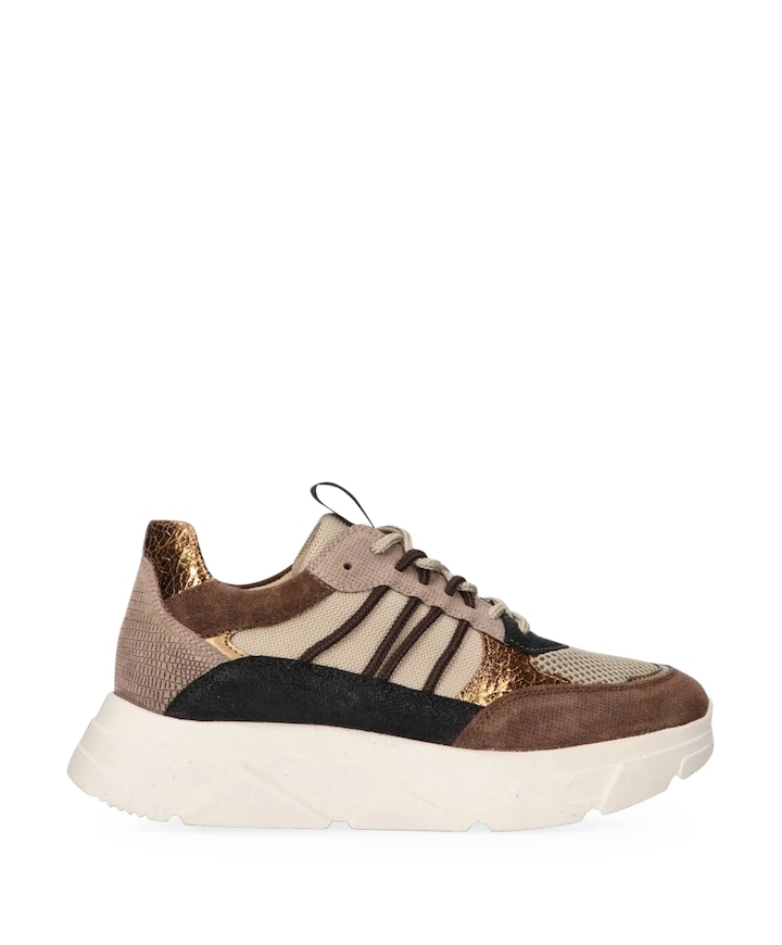 dames sneakers bruin