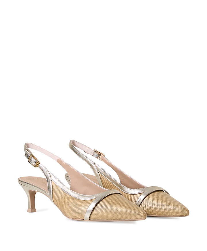 Ileso dames slingbacks beige