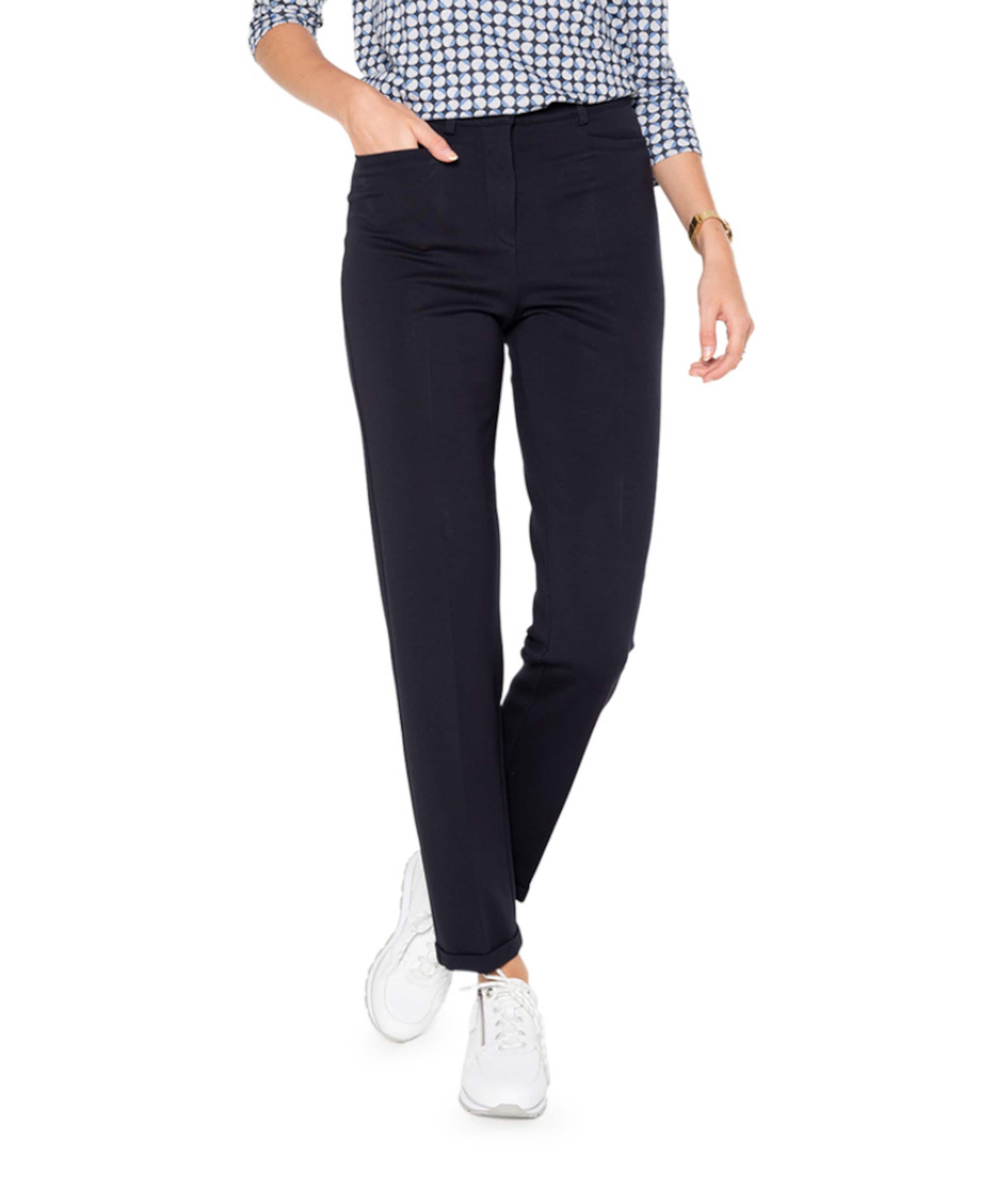 Jolie Turn Up dames broek blauw