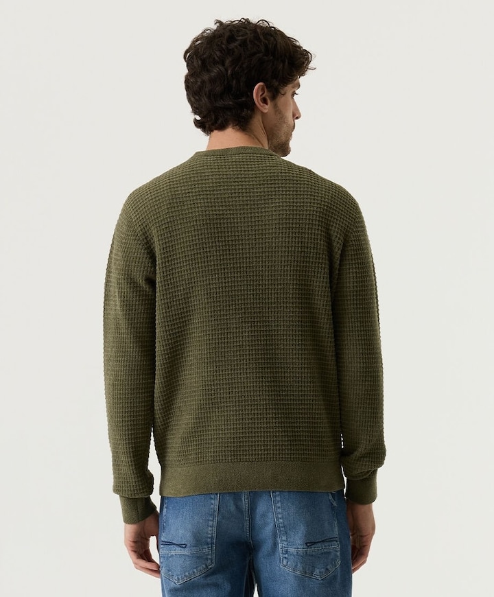 Heren trui groen