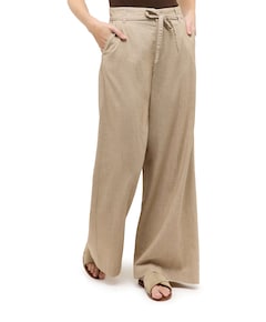 LIVA SLEEK dames broek beige