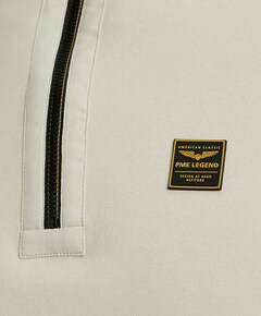 Heren trui met rits ecru