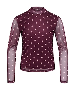 Meisjes longsleeve rood