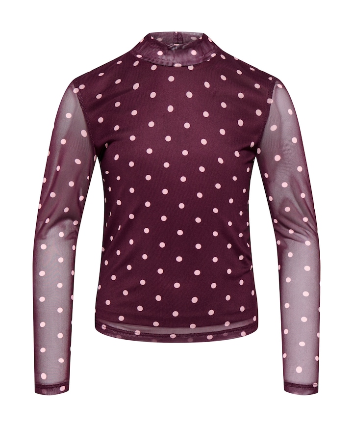 Meisjes longsleeve rood