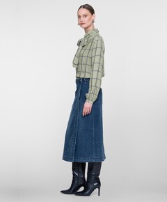 Dames rok blauw