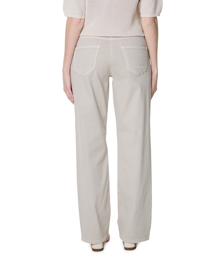Liv Straight dames jeans beige