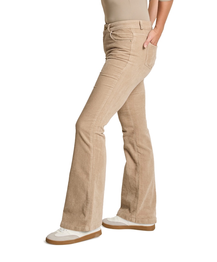 Jade - Vintage Corduroy - 633 - Kha dames broek beige