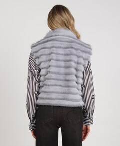 Dames gilet blauw