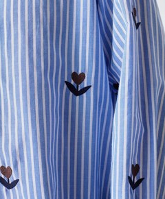 Dames blouse blauw