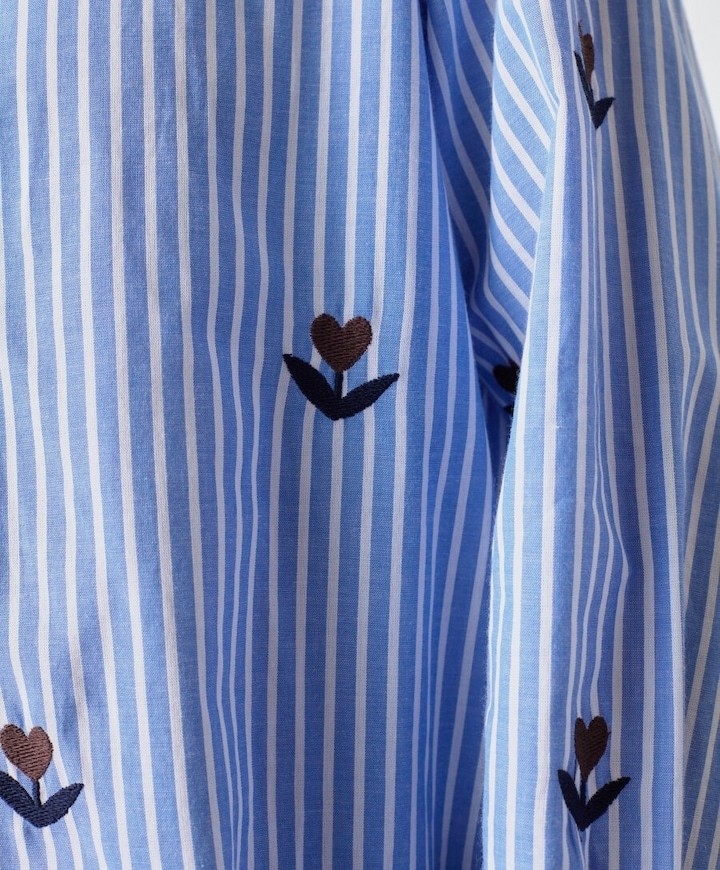 Dames blouse blauw