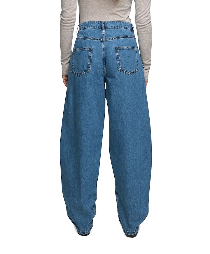 MSCHKobane Lis Barrel jeans blauw