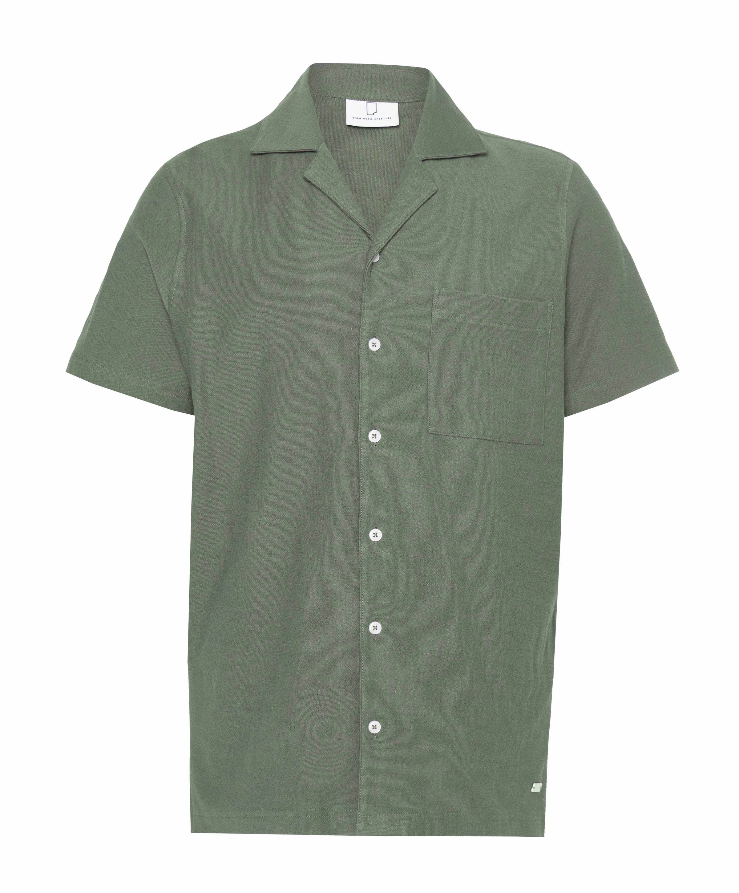 Heren overshirt groen