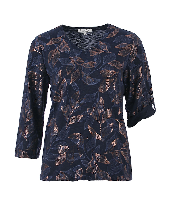 Dames longsleeve blauw