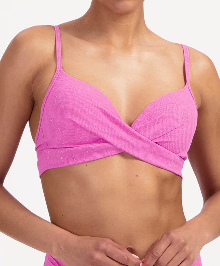 Dames bikinitop roze