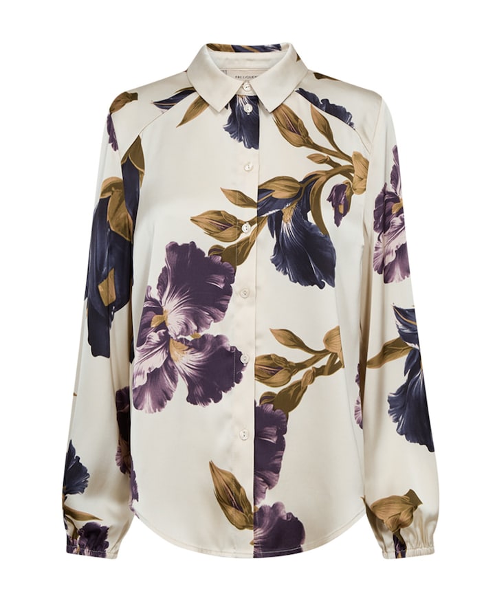 Dames blouse beige