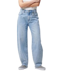 Super barrel fit dames jeans blauw