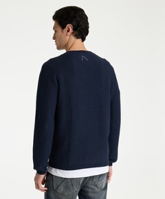 Heren trui blauw