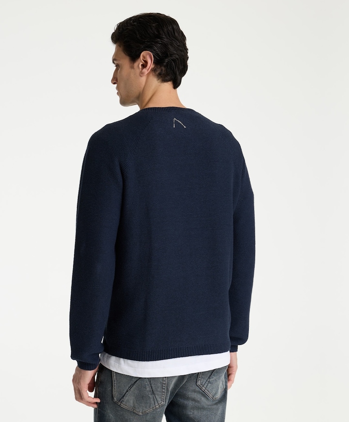 Heren trui blauw