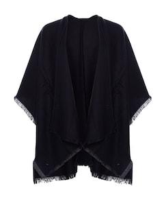 Poncho blauw