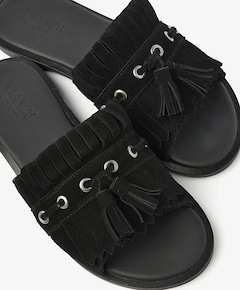 Vita Eva dames slippers zwart