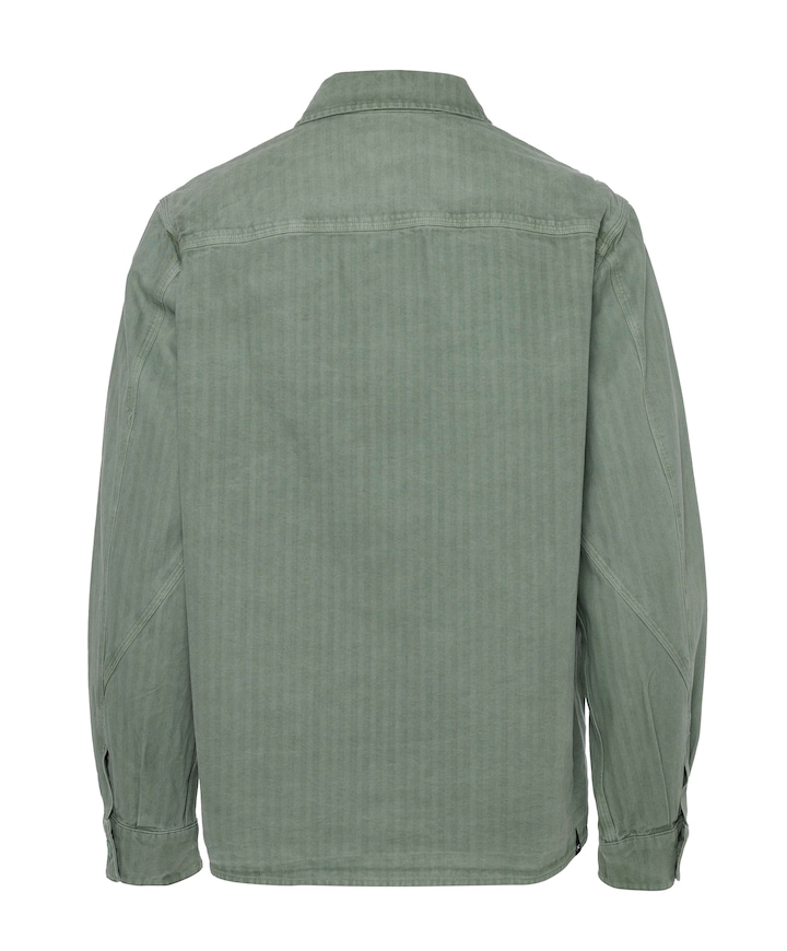 Heren overshirt groen