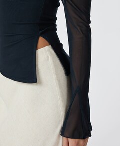Blouse blauw