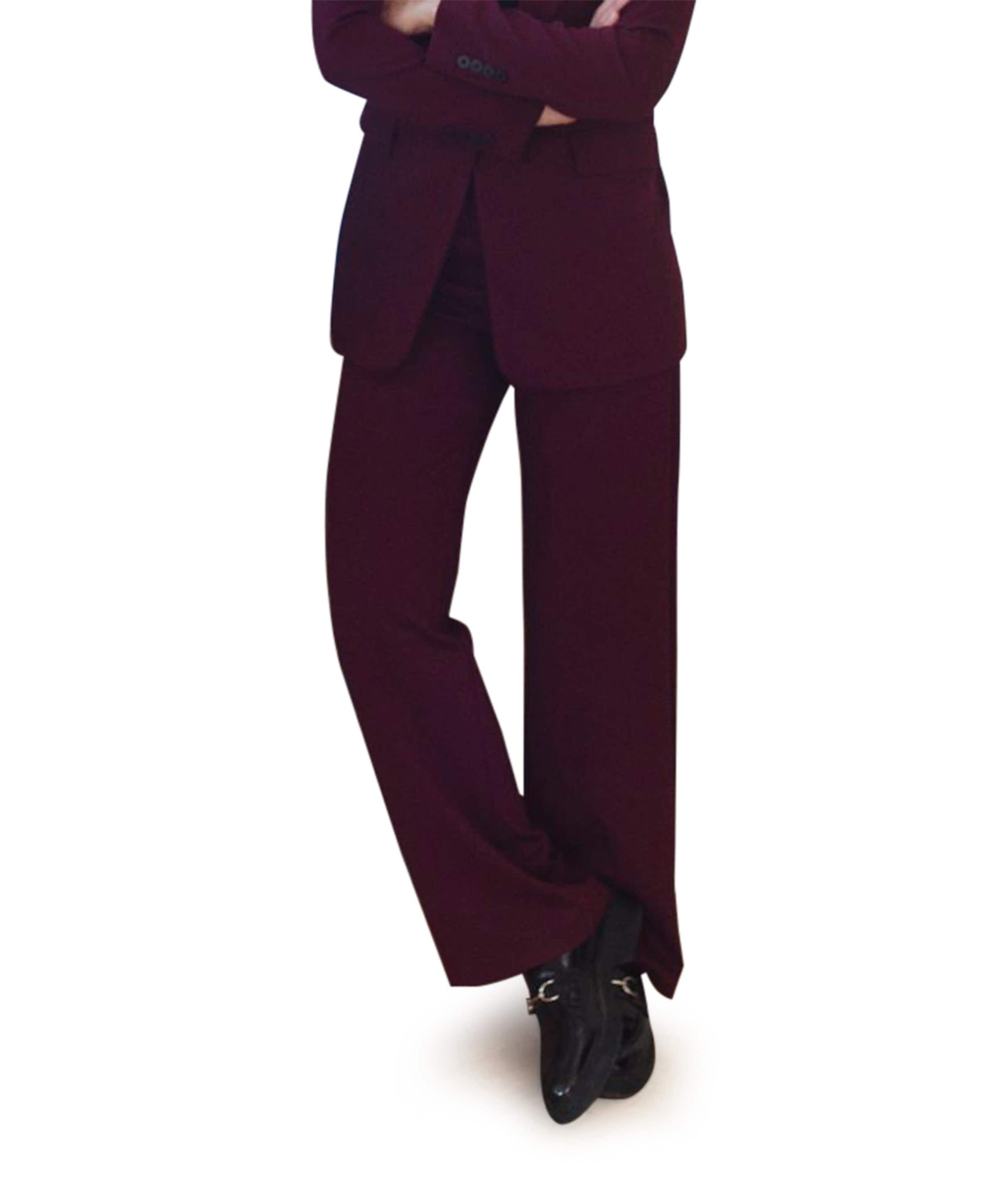 FQNanni-pant dames broek bordeaux